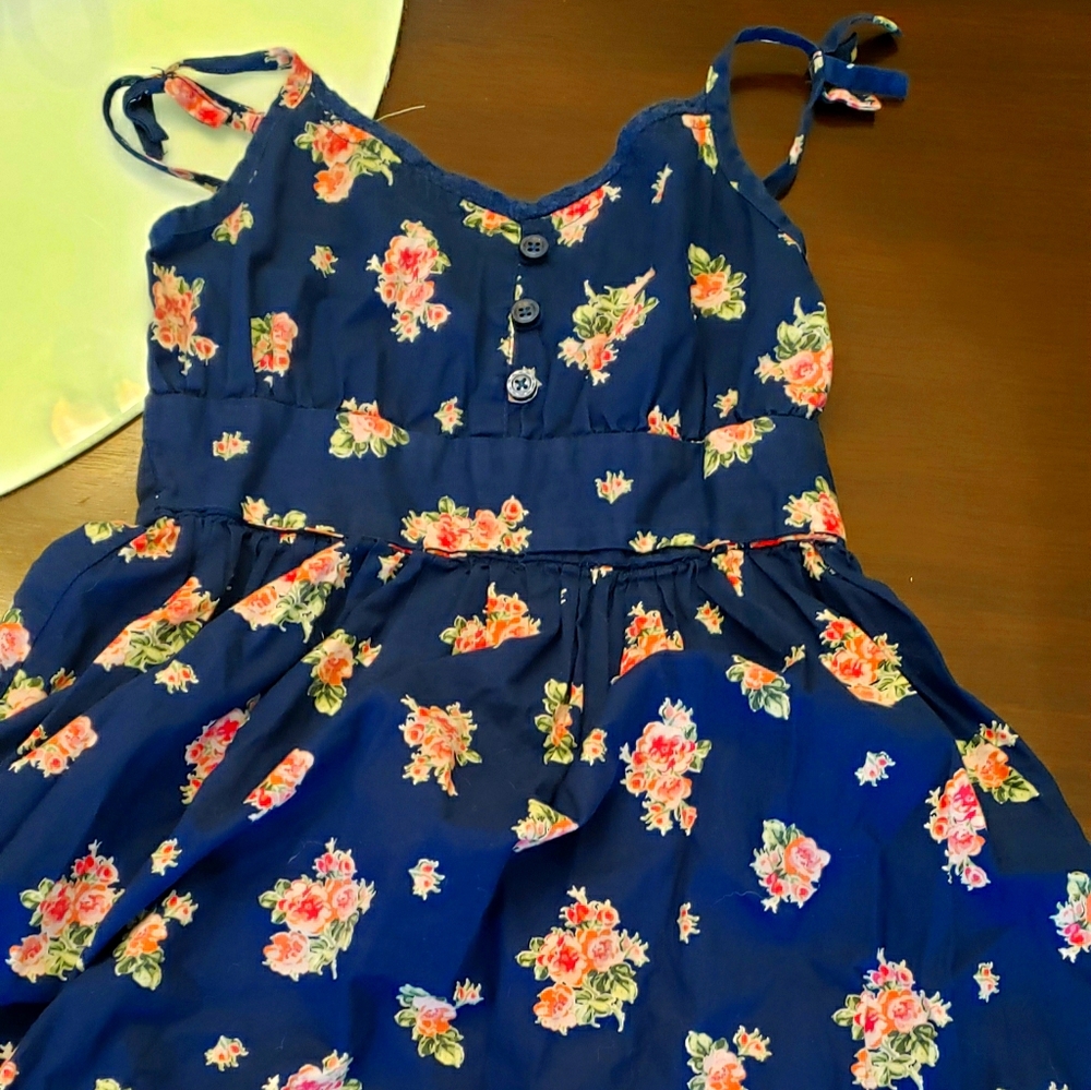 Blue flower dress
